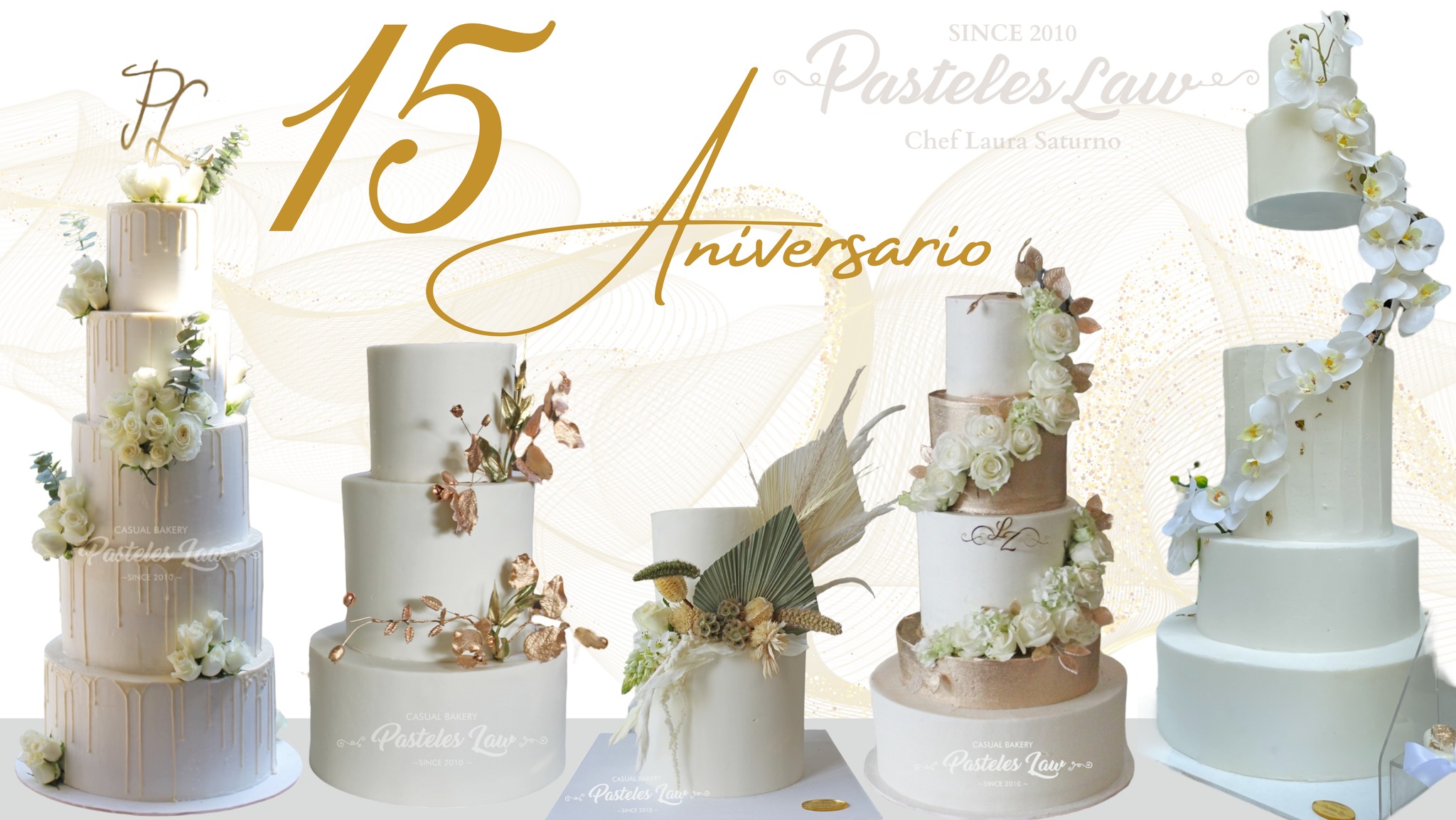 15 aniversario Pasteles Law